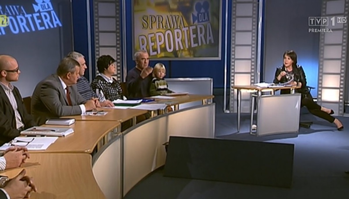 Kadr z programu Elżbiety Jaworowicz