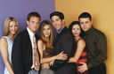 Ekipa serialu "Przyjaciele": Lisa Kudrow, Matthew Perry, Jennifer Aniston, David Schwimmer, Courteney Cox oraz Matt LeBlanc