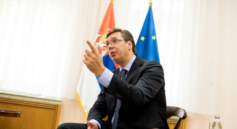 A former associate of late Serbian president Slobodan Milosevic and once a staunch ultranationalist, Prime Minister Aleksandar Vucic remodelled himself as pro-EU reformer