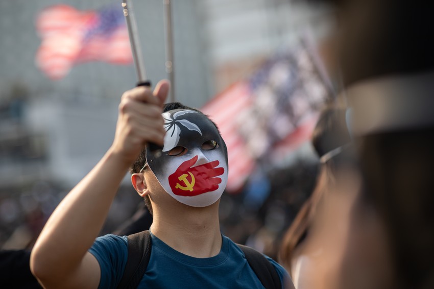 Protest zbog tretmana Ujgura u Hong Kongu 2019.