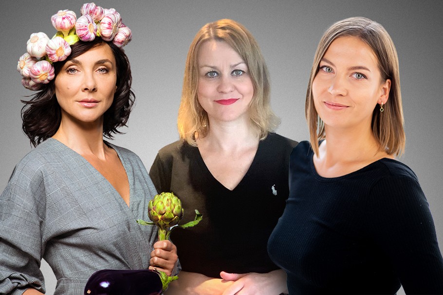 Od lewej: Malka Kafka, Monika Ferreira i Anna Kurnatowska