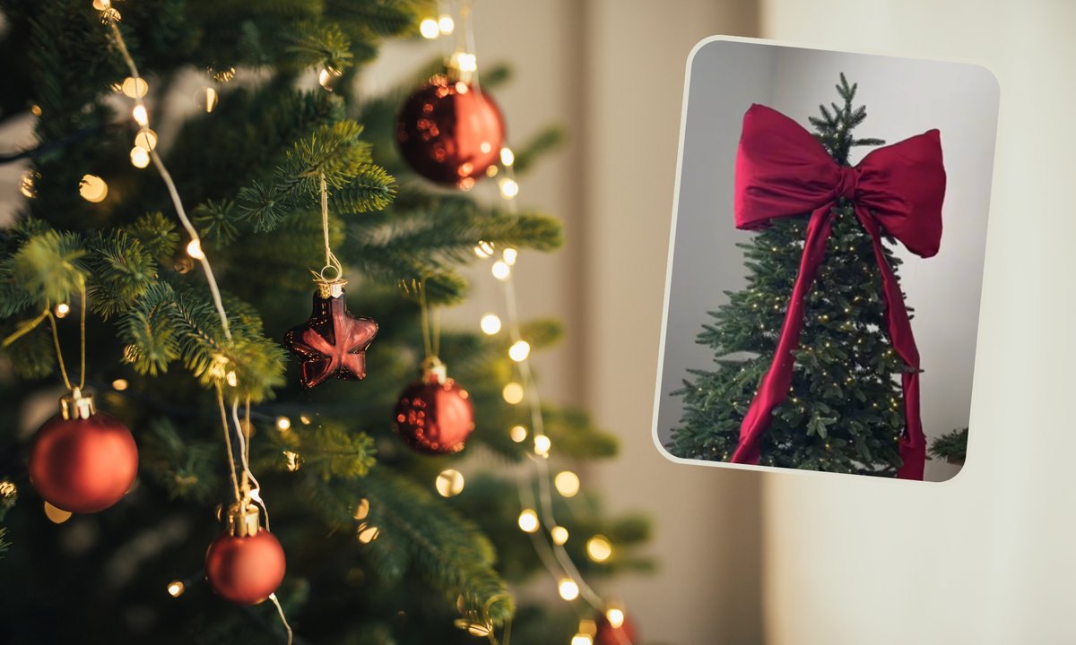 Teraz to zakładamy na czubek choinki. Ta ozdoba w rozmiarze XL to prawdziwy hit