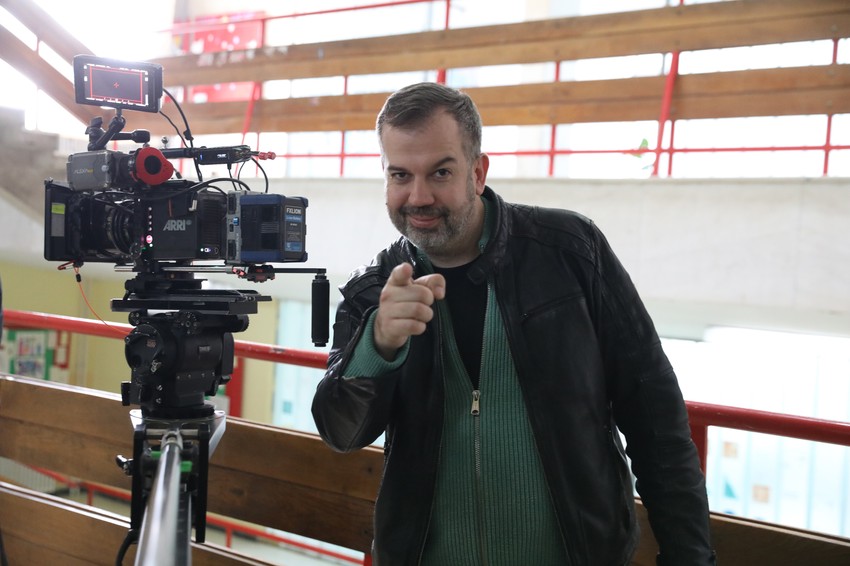 Snimanje filma "Hajduk u Beogradu"