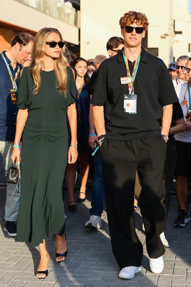 Lejla Hasanović i Janik Siner pre mesec dana u Dubaiju