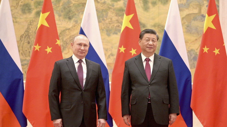 Prezydent Rosji Władimir Putin i prezydent Chin Xi Jingping
