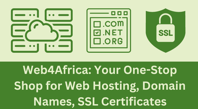 Web4Africa: Your one-stop shop for web hosting, domain names, SSL certificates