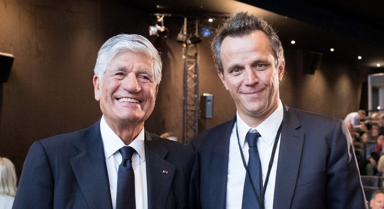 Publicis chairman Maurice Lvy and CEO Arthur Sadoun.