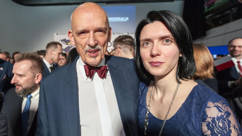 Janusz Korwin-Mikke i Dominika Korwin-Mikke