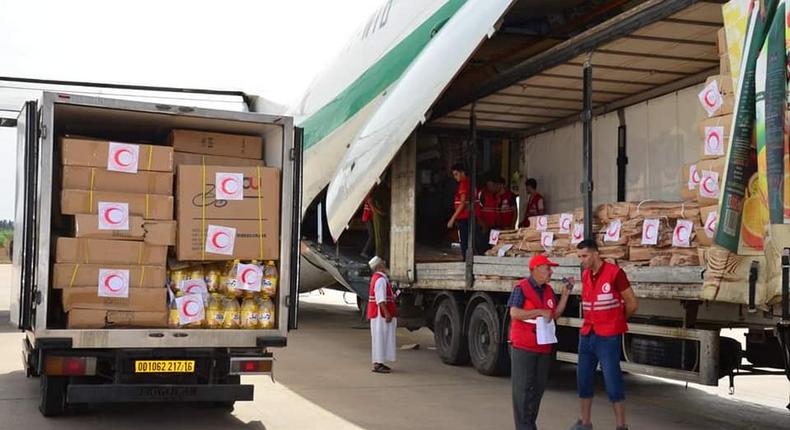 aide humanitaire algérien destinée au Sénégal