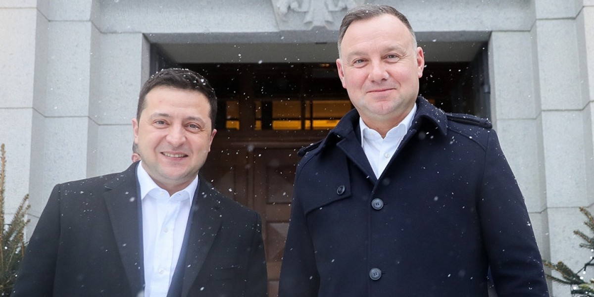 Andrzej Duda i Wołodymyr Zełenski. Foto: Marek Borawski/KPRP.