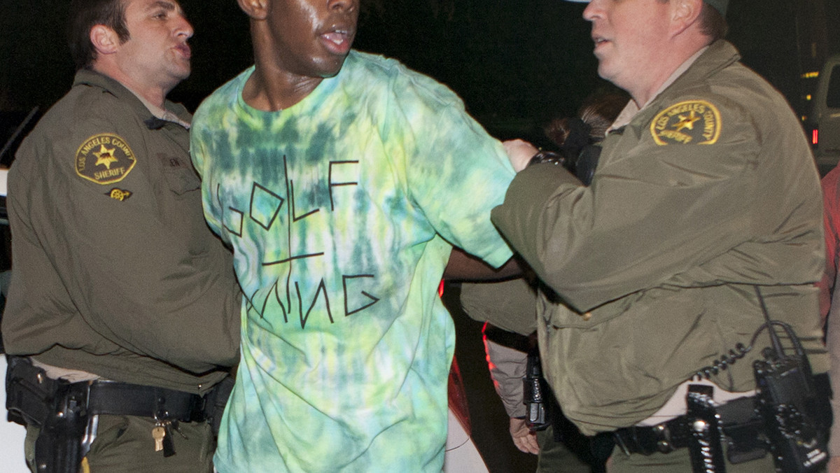 Muzyk hip-hopowego kolektywu Odd Future - Tyler, The Creator został aresztowany przez policję w Hollywood. Według świadków zdarzenia rapera skuto kajdankami, a wszystkiemu przyglądała się jego mama.