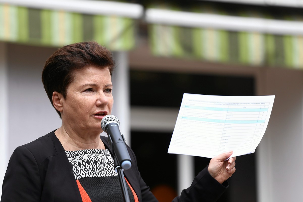 Prezydent Warszawy Hanna Gronkiewicz Waltz