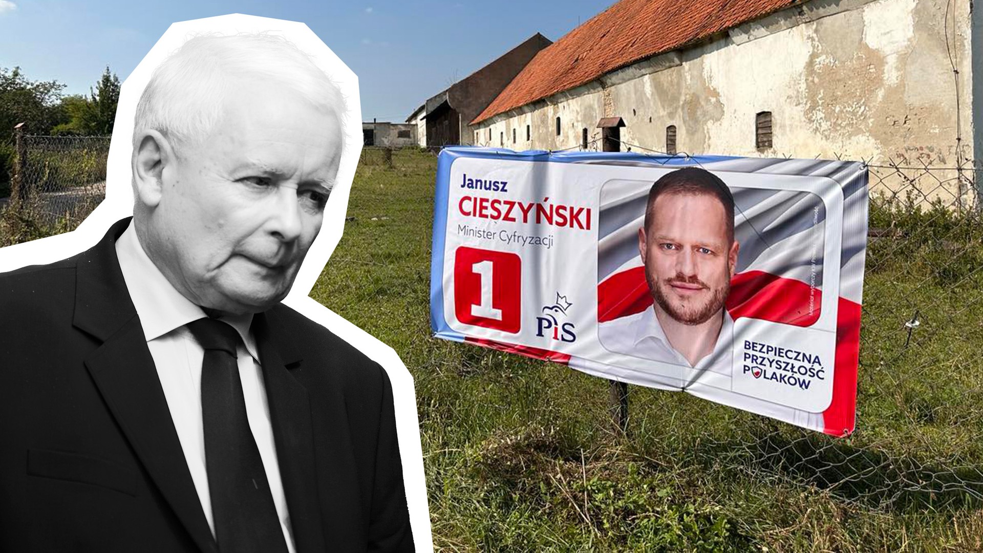 Kampania PiS. Za chwilę cały region zostanie wytapetowany twarzą Janusza Cieszyńskiego.