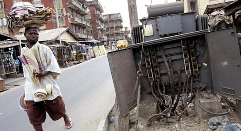 A typical transformer in a Nigerian community (Illustration)