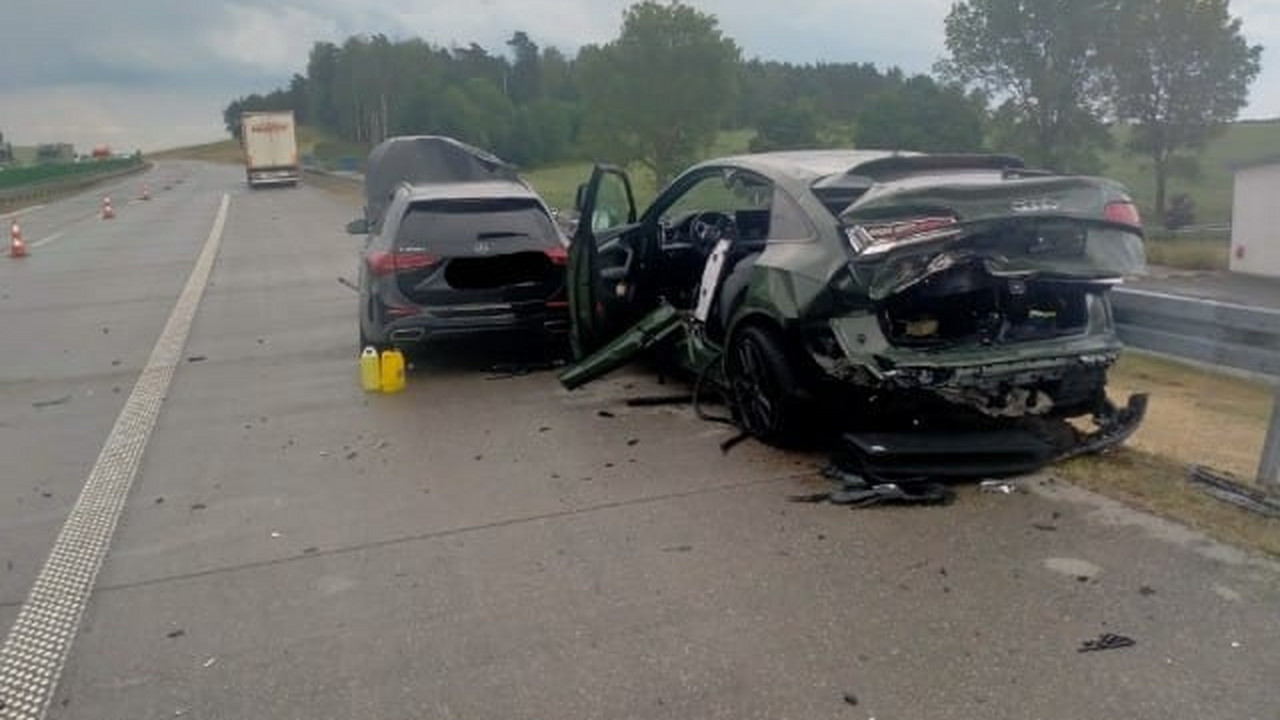 Groźny wypadek na A2 w Lubuskiem. Kilka osób trafiło do szpitala