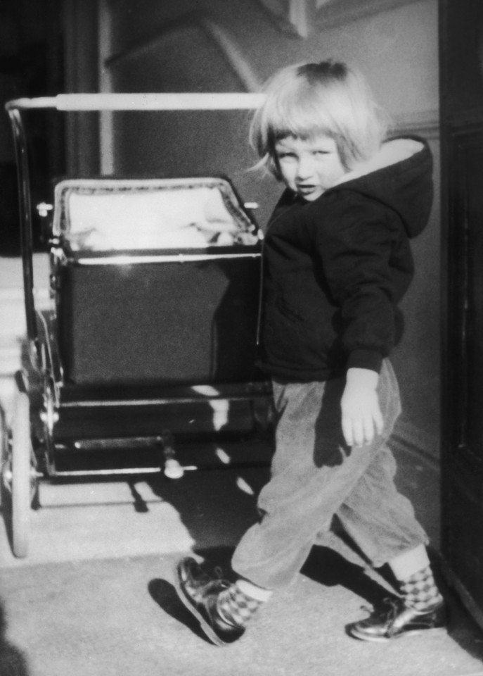 3-letnia Diana Frances Spencer, 1964 r.