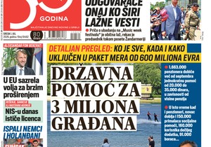 Blic naslovna strana za 1.7