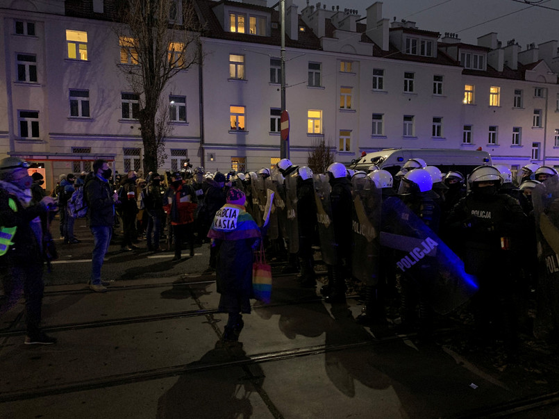 Strajk kobiet i przedsiębiorców 13 grudnia 2020 r. (fot. Krzysztof Jedlak)