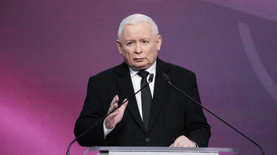 Prezes PiS Jarosław Kaczyński