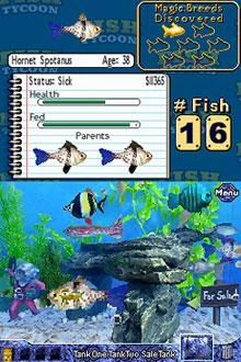 Screen z gry "Fish Tycoon"