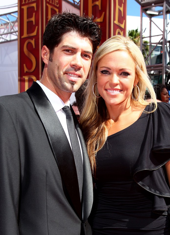 Jennie Finch-Daigle z mężem