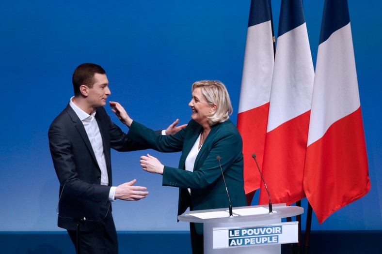 Jordan Bardella i Marine Le Pen