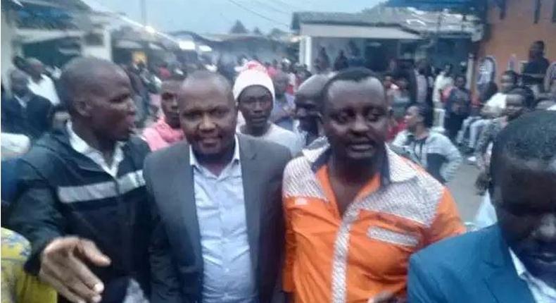 Moses Kuria storms Kibra to campaign for ODM candidate, badly attacks Mariga [Video]