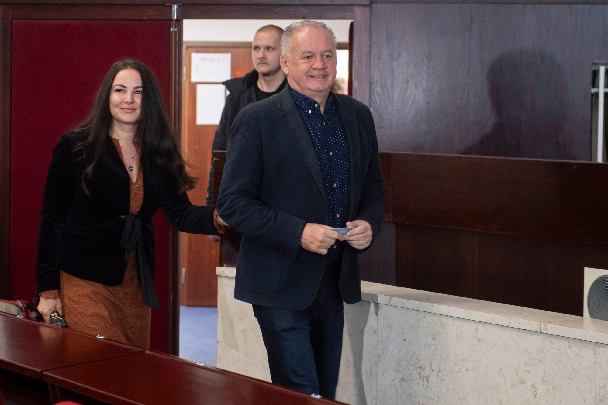 Exprezident SR Andrej Kiska s manželkou Martinou.