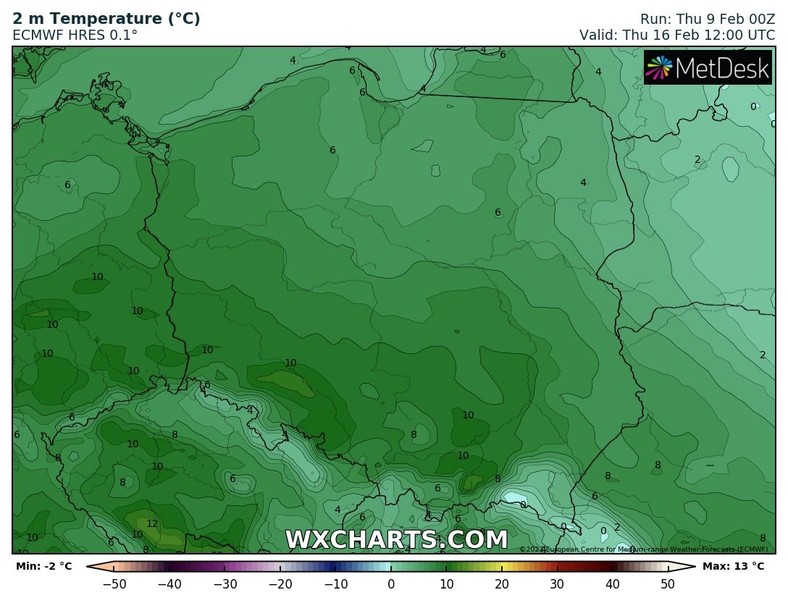 Już w przyszłym tygodniu temperatura może nawet przekroczyć 10 st. C