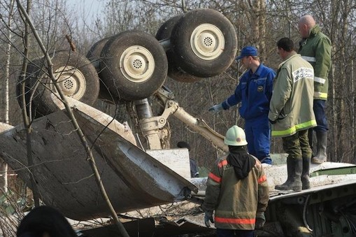 Tu-154 wrak, tupolew, Smoleńsk