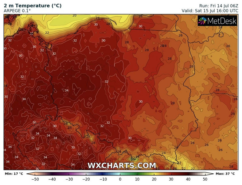 W sobotę nad polskim morzem temperatura sięgnie ok. 30 st. C