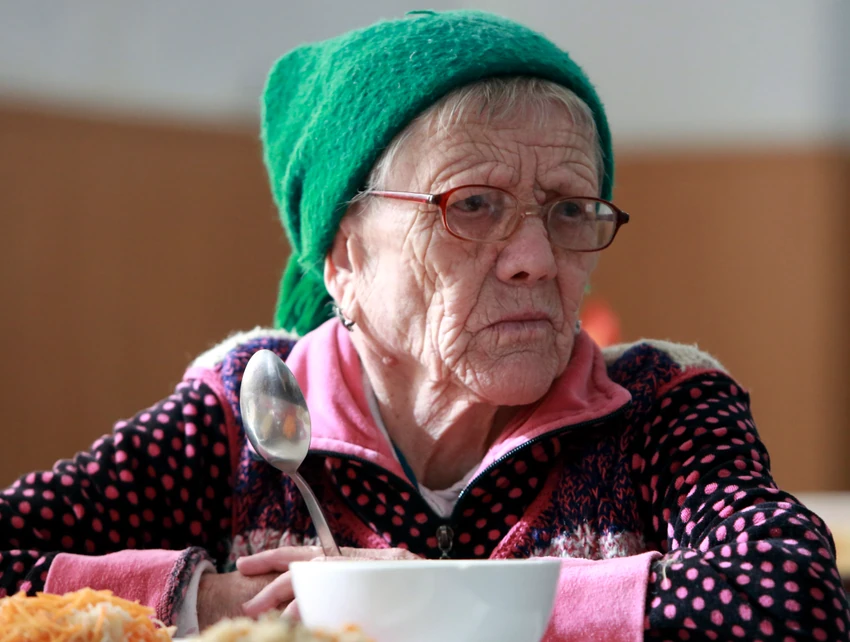 Penzionerka, ilustracija