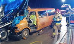 Koszmarny wypadek na Dolnym Śląsku. Zderzyły się trzy busy [ZDJĘCIA]