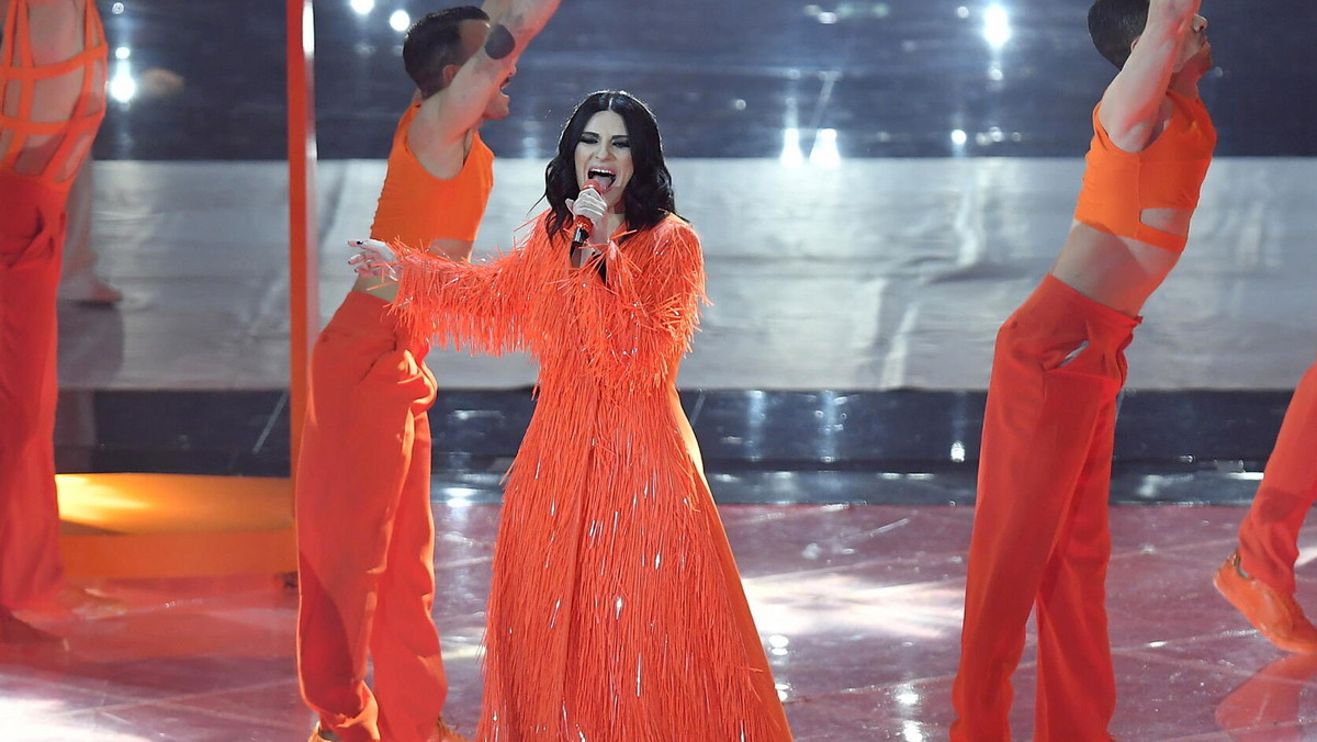 Eurowizja 2022. Laura Pausini na scenie