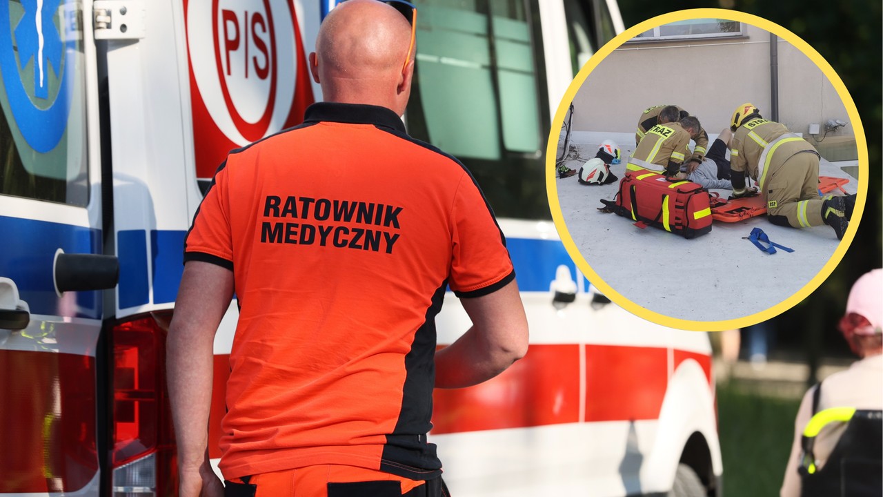 Groźny wypadek w szkole. Nastolatek spadł z dachu. Dramatyczna akcja