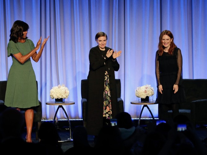 Michelle Obama, Lena Dunham i Julianne Moore