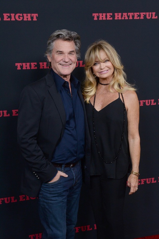 Goldie Hawn i Kurt Russell w 2015 roku