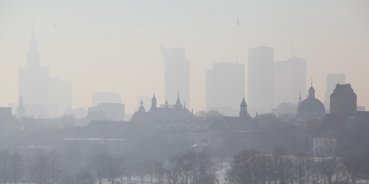 Smog w Warszawie