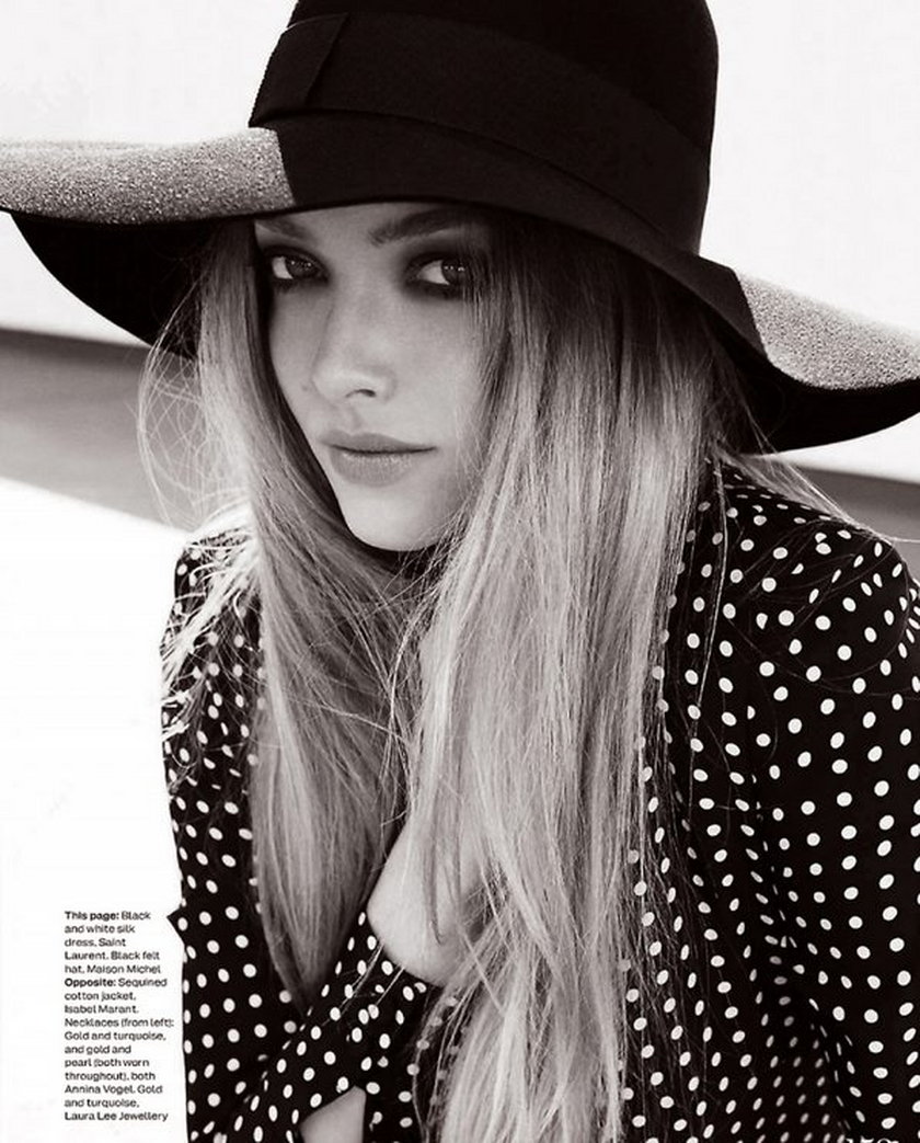 Amanda Seyfried w sesji dla magazynu "ELLE"