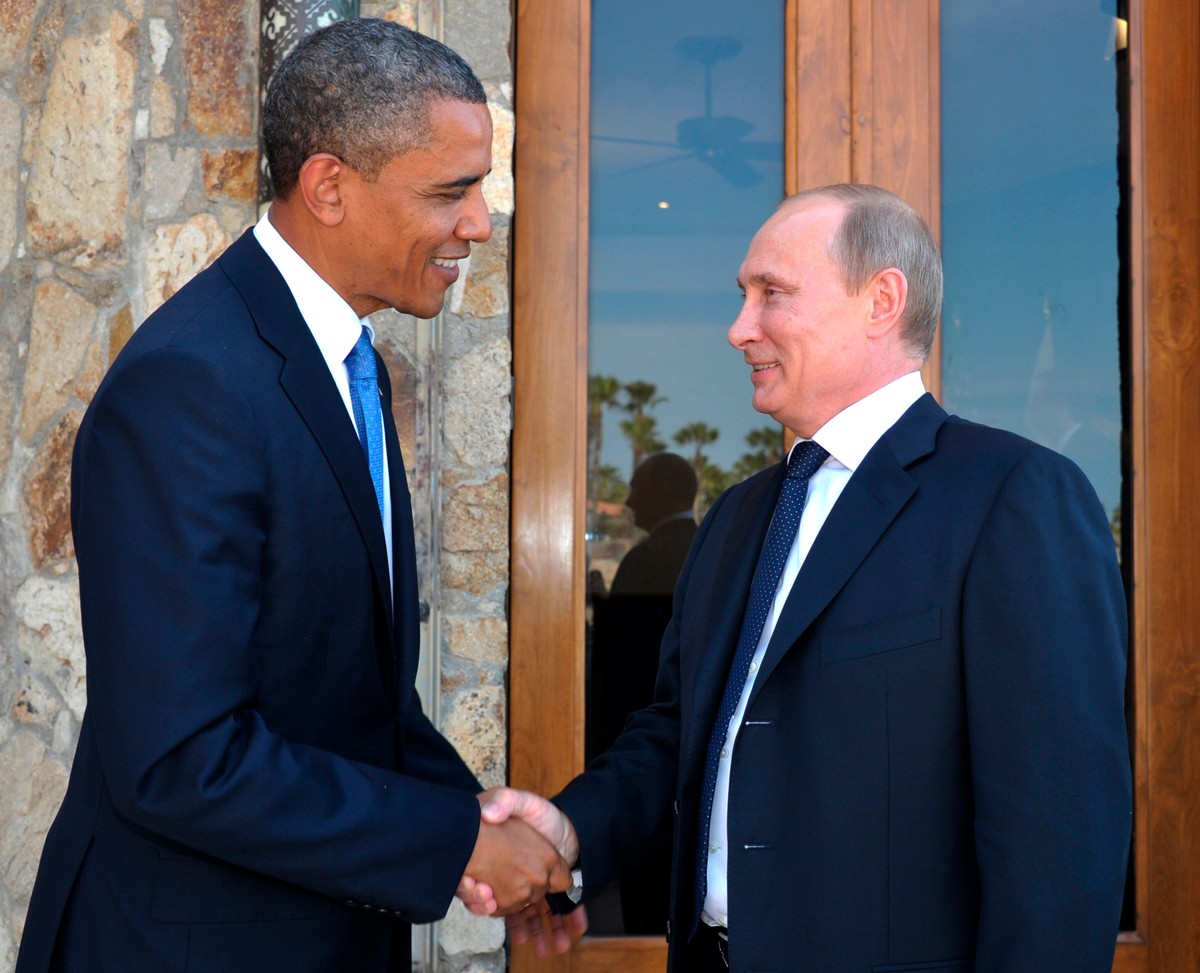Barack Obama i Władimir Putin
