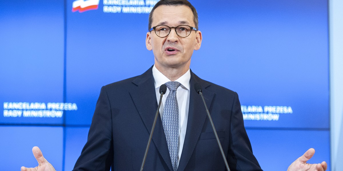 Premier Mateusz Morawiecki.