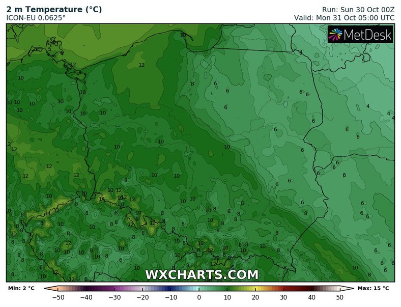 Temperatura będzie zróżnicowana