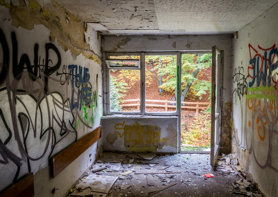 Opuszczone sanatorium "Zdrowie" w Gdyni Orłowie