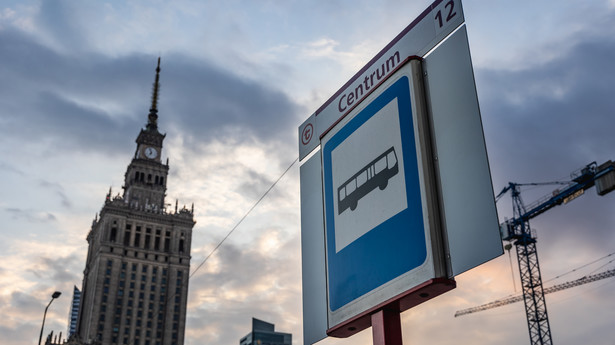 Przystanek autobusowy Centrum w Warszawie