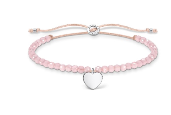 Ezüst és rózsakvarc karkötő THOMAS SABO thomassabo.com
