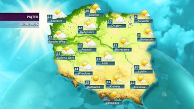 Prognoza pogody dla Polski - 30.10