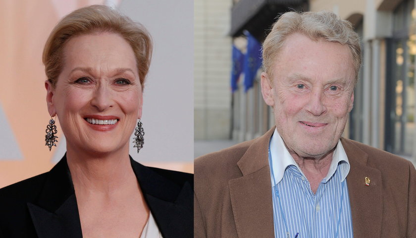 Meryl Streep i Daniel Olbrychski