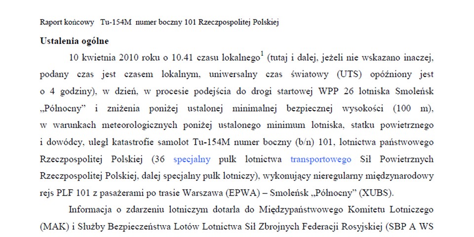 RAPORT KOŃCOWY Z BADANIA ZDARZENIA LOTNICZEGO - str. 12