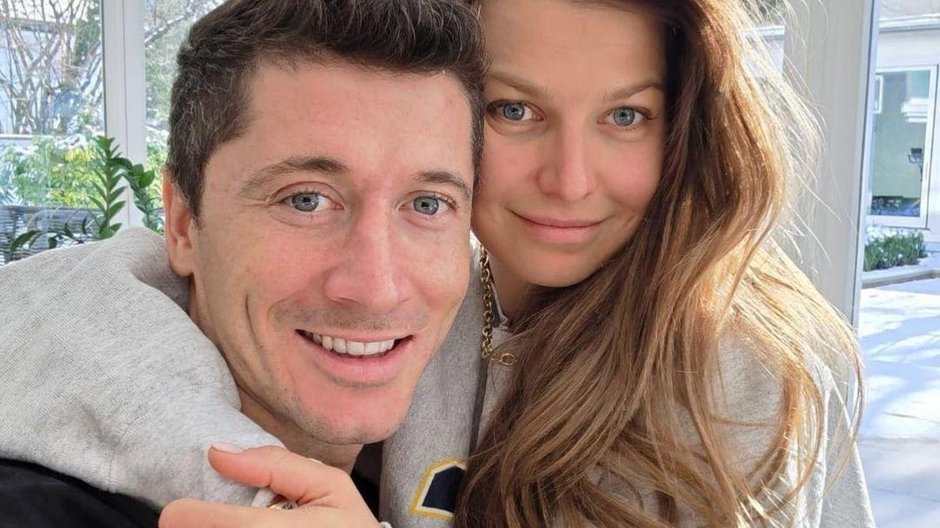 Robert Lewandowski i Anna Lewandowska