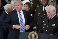 US President Donald J. Trump meets with sheriffs from across the country